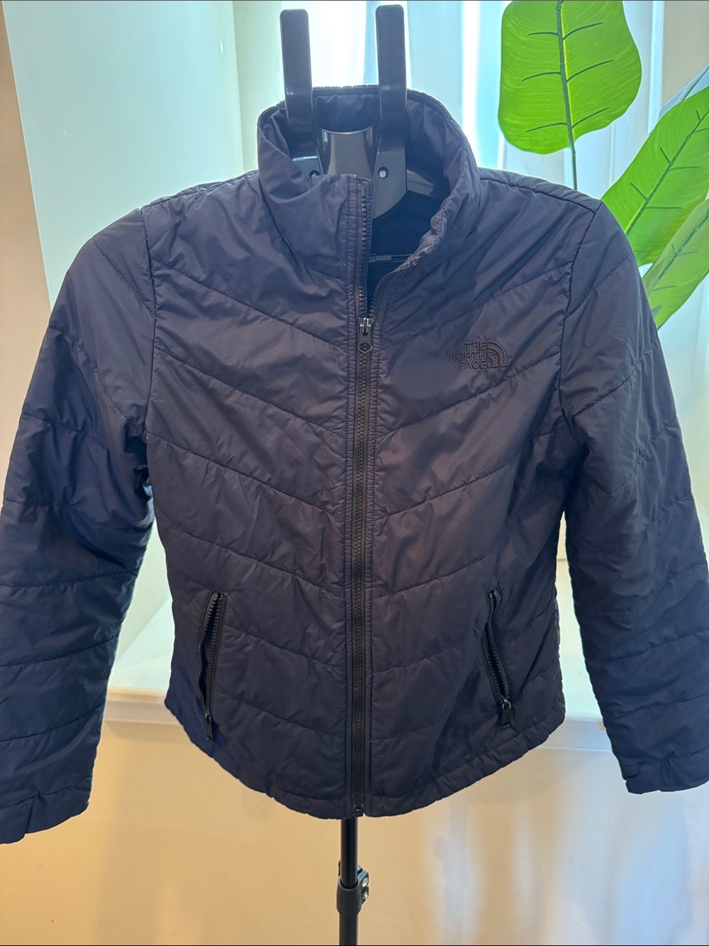 The North Face Women’s Navy Quilted Puffer Jacket